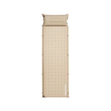 Килимок надувний із подушкою одномісний Naturehike CNK2550WS025 60 мм beige 6977465868794 фото