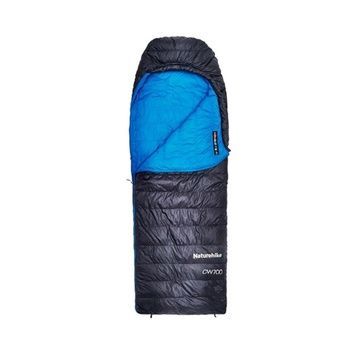 Спальник з натуральним пухом Naturehike CW700 CNK2450WS048 p-р L black-blue 6927595788134 фото