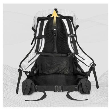 Рюкзак туристичний Naturehike Helium CNK2450XB016 40 л чорний, M 6976507666664 фото