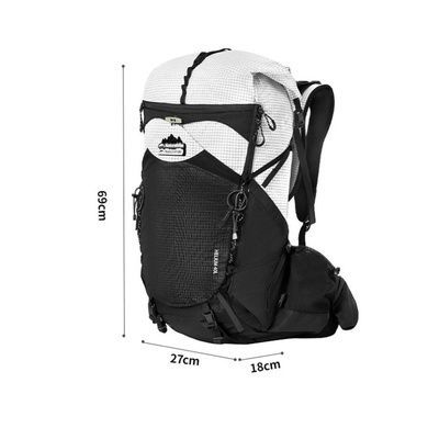 Рюкзак туристичний Naturehike Helium CNK2450XB016 40 л чорний, M 6976507666664 фото