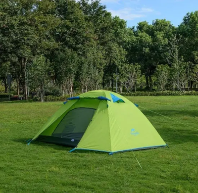 Палатка Naturehike P-Series III (3-х местная) 210T 65D polyester Graphic NH18Z033-P forest green
