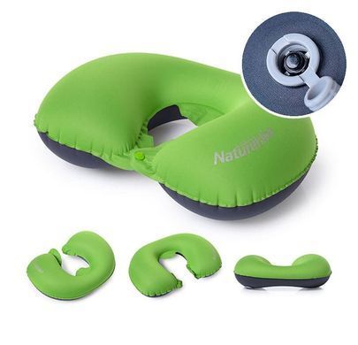 Подушка надувная Naturehike Neck Ultralight TPU NH17T013-U green 6927595718926 фото