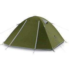 Палатка Naturehike P-Series II (2-х местная) 210T 65D polyester Graphic NH18Z022-P темно-зеленый