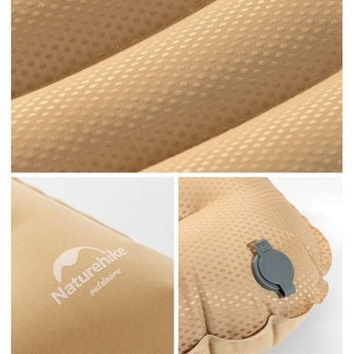 Надувная подушка PU Flocking pillow Naturehike NH21ZT002 khaki 6927595774380 фото Надувная подушка PU Flocking pillow Naturehike NH21ZT002 khaki 6927595774380 фото