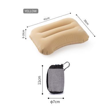 Надувная подушка PU Flocking pillow Naturehike NH21ZT002 khaki 6927595774380 фото Надувная подушка PU Flocking pillow Naturehike NH21ZT002 khaki 6927595774380 фото