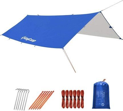Тент кемпінговий KingCamp Tarp M KT2007 blue KT2007_BLUE фото