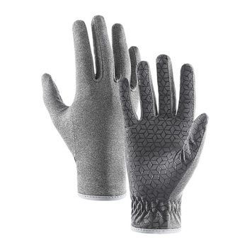 Рукавички туристичні сонцезахисні антиковзкі Naturehike NH21FS035 GL09-T, L, темно-сірий 6977465865359 фото