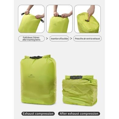 Гермомішок Naturehike CNK2550XB012, 4 л, жовтий 6977465868329 фото