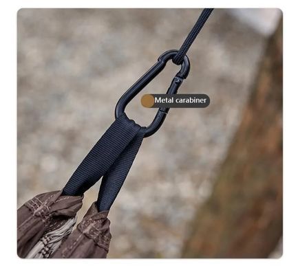 Гамак двухместный Mobi Garden NX22681002 khaki 6941870588059 фото
