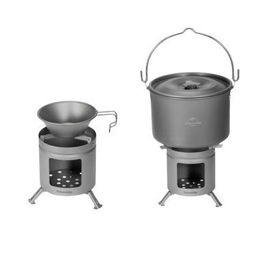 Печь-щепочница Naturehike Wood stove titanium NH20RJ005 6927595772713 фото Печь-щепочница Naturehike Wood stove titanium NH20RJ005 6927595772713 фото