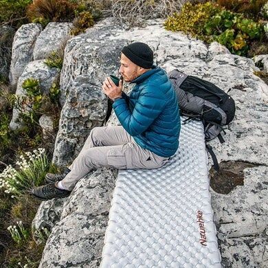 Коврик надувной Naturehike Ultralight R5.8 Mummy ST CNH22DZ016 silvery 6927595712214 фото
