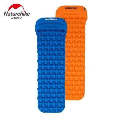 Матрац надувний з подушкою Naturehike FC-12 NH19Z012-P orange 6927595735701 фото