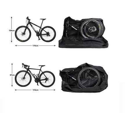 Велочохол Rhinowalk MTB 27.5 RM263 black RW113 фото