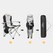 Крісло розкладне KingCamp Conifer black/grey KC3987_BLACK/MEDIUMG &ndash; фото 4