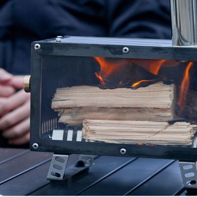 Піч дров'яна Mobi Garden Multifunctional stove NX22688001 black 6941870570405 фото