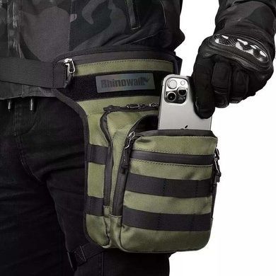 Сумка на ногу Rhinowalk Tactical Bag MT102 grey RW239 фото