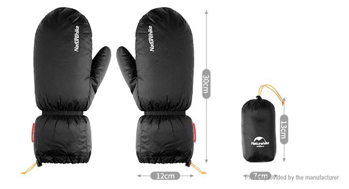 Пухові рукавиці Naturehike GD 2018 NH18S022-T black 6927595732380 фото