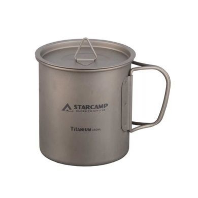 Кружка титанова Starcamp 450 мл HX-TK01 titanium SC140 фото