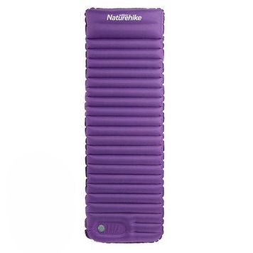 Матрас надувной Naturehike C001 TPU mattress with pillow S 1850х600х75 мм NH18Q001-D purple 6927595727638 фото