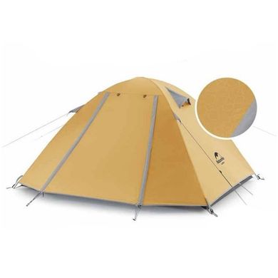 Палатка Naturehike P-Series IV (4-местная) 210T 65D polyester Graphic NH18Z044-P желтый
