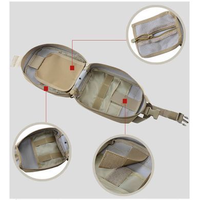 Підсумок аптечка тактична Smartex 3P Tactical 3 ST-032 black ST254 фото