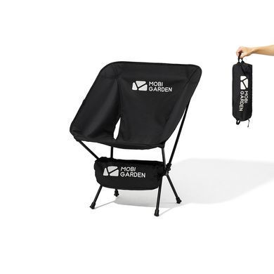 Кресло раскладное Mobi Garden Moon chair NX21665025 black 6926767310449 фото