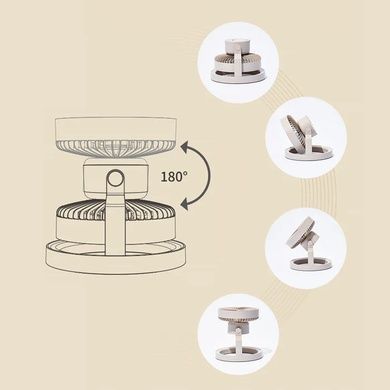Вентилятор-ліхтар Mobi Garden Fan F1 NX22669001 sand 6926767321599 фото