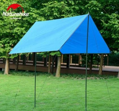 Тент универсальный Naturehike 210T polyester 2.15х2.15 м 0.30 кг NH15D005-X blue 6927595706138 фото
