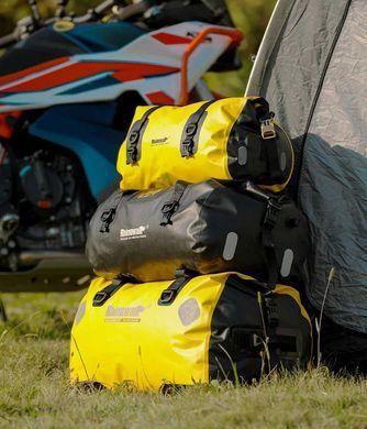 Гермосумка на багажник Rhinowalk Motorcycle 500D 45л MT20450 yellow RW266 фото