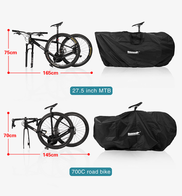 Велочехол Rhinowalk MTB 27.5 Light RM262 black RW117 фото