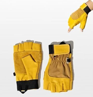 Перчатки без пальцев Mobi Garden Half Finger Gloves L NX21222004 yellow 6926767325252 фото