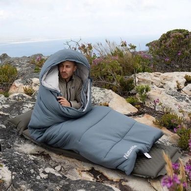 Спальний мішок з підігрівом Naturehike BE400 правий CNK2300SD021 бежевий 6976507667326 фото