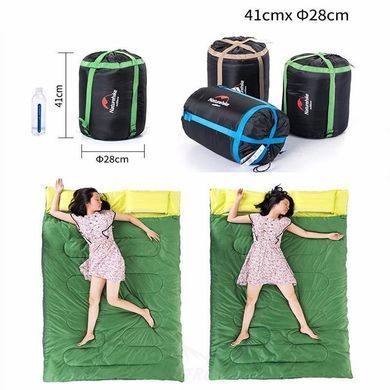 Спальный мешок Naturehike Double Sleeping Bag with Pillow SD15M030-J Indigo 6927595703779 фото