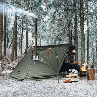 Намет Naturehike I (1-місний) 210D polyester NH21YW157 темно-зелений 6927595712054 фото