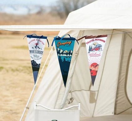 Гирлянда из флажков Mobi Garden Pennant camp NX22682005 ivory 6941870588196 фото