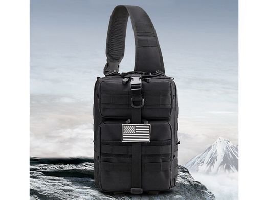 Сумка тактична через плече Smartex 3P Tactical 15 ST-089 black ST217 фото
