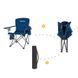 Кресло раскладное KingCamp Lotus Plus KC2141 navy KC2141_BLUE &ndash; фото 3