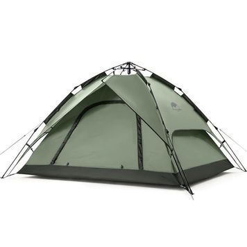 Намет Naturehike Automatic IV (4-місний) 210T polyester NH21ZP008 темно-зелений 6927595777541 фото