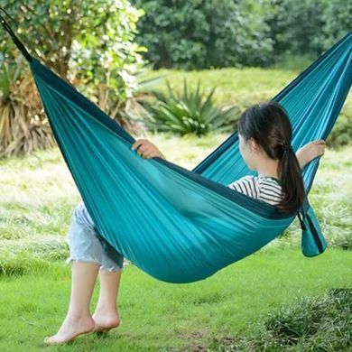 Гамак одномісний Naturehike 2023 340T polyester 2022 NH21DC011 блакитний 6927595713624 фото