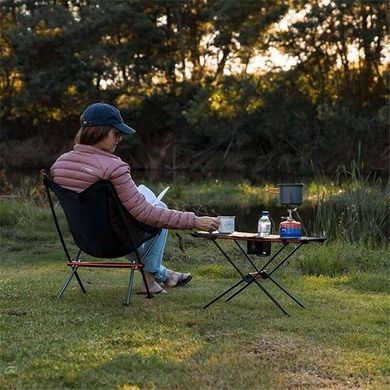 Стіл розкладний полегшений Naturehike aluminum NH19Z027-Z чорний 6927595736777 фото