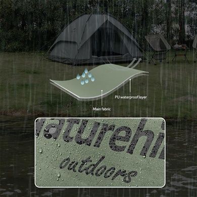 Палатка Naturehike Automatic IV (4-местная) 210T polyester NH21ZP008 темно-зеленый 6927595777541 фото
