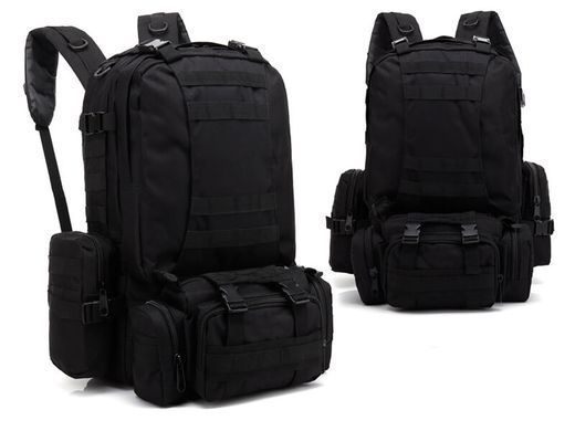 Рюкзак тактичний Smartex 3P Tactical 55 ST-002 black ST253 фото