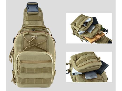 Сумка тактическая через плечо Smartex 3P Tactical 10 ST-050 acu camouflage ST218 фото