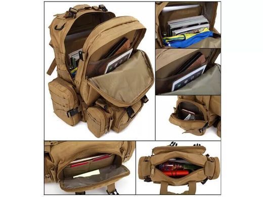 Рюкзак тактичний Smartex 3P Tactical 55 ST-002 black ST253 фото