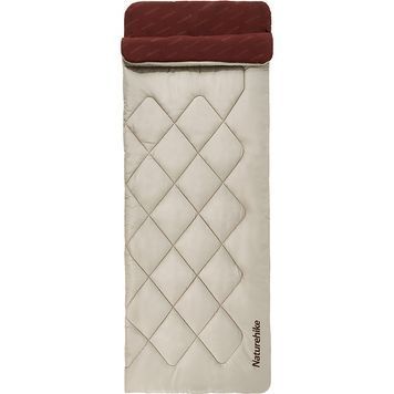Спальний мішок Naturehike Cotton Sleeping Bag R150 CNH22SD005 бордовий-бежевий 6927595753491 фото