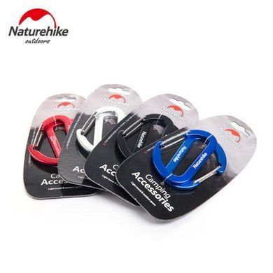 Карабин многофункциональный Naturehike 65 мм 2 pack NH15A002-H black 6927595717127 фото