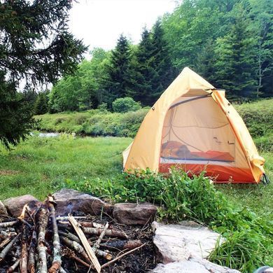 Палатка Naturehike Cloud UP II (2-х местный) 210T polyester New version + footprint NH17T001-T orange 6927595730584 фото