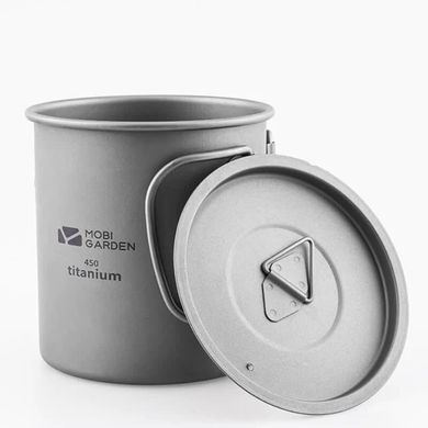 Кружка титановая с крышкой Mobi Garden 300мл NX20666038 titanium 6928405319654 фото