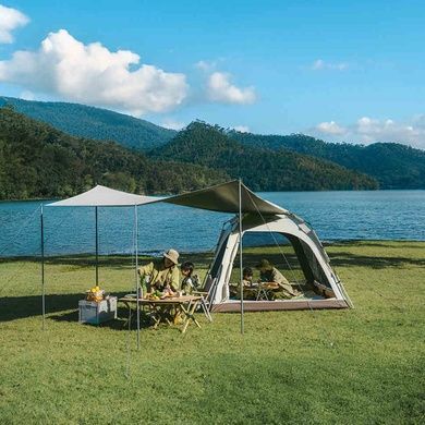 Намет чотиримісний із тентом автоматичний Naturehike Ango CNK2550WS010 brown 6927595789094 фото