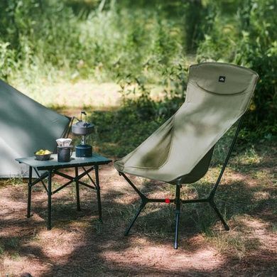 Стул складной ультралегкий Naturehike CNK2550JJ013 Yamami YL01, размер L, алюминий, серый 6927595774243 фото